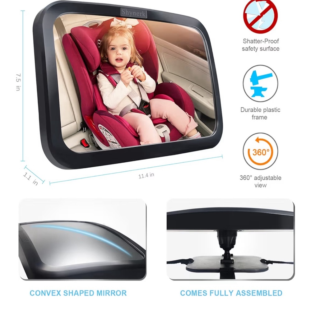 Baby Car Mirror Set - Picture 5 of 5